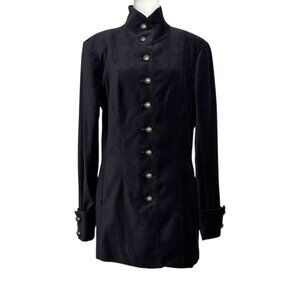 Saks Fifth Avenue Velvet Military Sergeant Pepper Style Coat Jacket NWT (10)